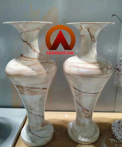 Nhúng sơn họa tiết trên Bình Hoa