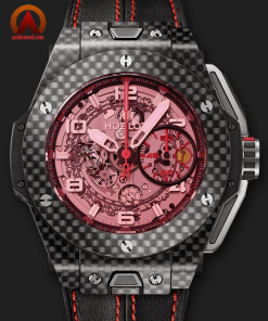 Công nghệ in chuyển màng film viền đồng hồ Hublot Big Bang Ferrari Russia