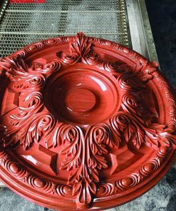 in chuyển nước, sơn nhúng mâm trần PU vân gỗ